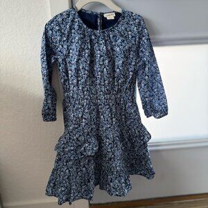 Crewcuts Blue Floral Dress – Size 4T